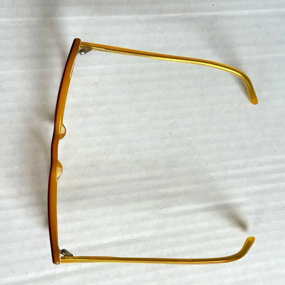 Red SELIMA OPTIQUE FULVIA P16 Cat Eye Reading Eyeglasses Frame 2012 Needs Lens